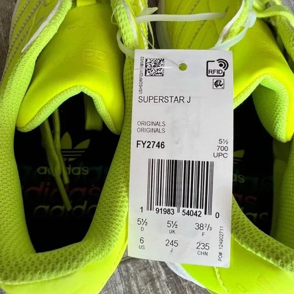 Adidas Superstar J women’s size 8 - Picture 8 of 8